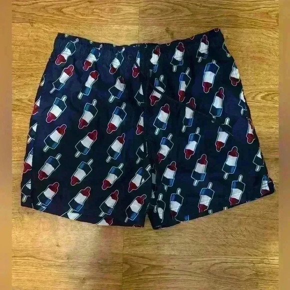Men's Bomb Pop Theme Swim Trunks Size L/G (36-38) - Picture 1 of 7